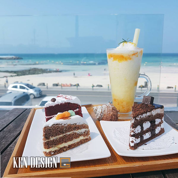 Thiết kế quán cafe xinh lung linh ở Jeju Hàn Quốc